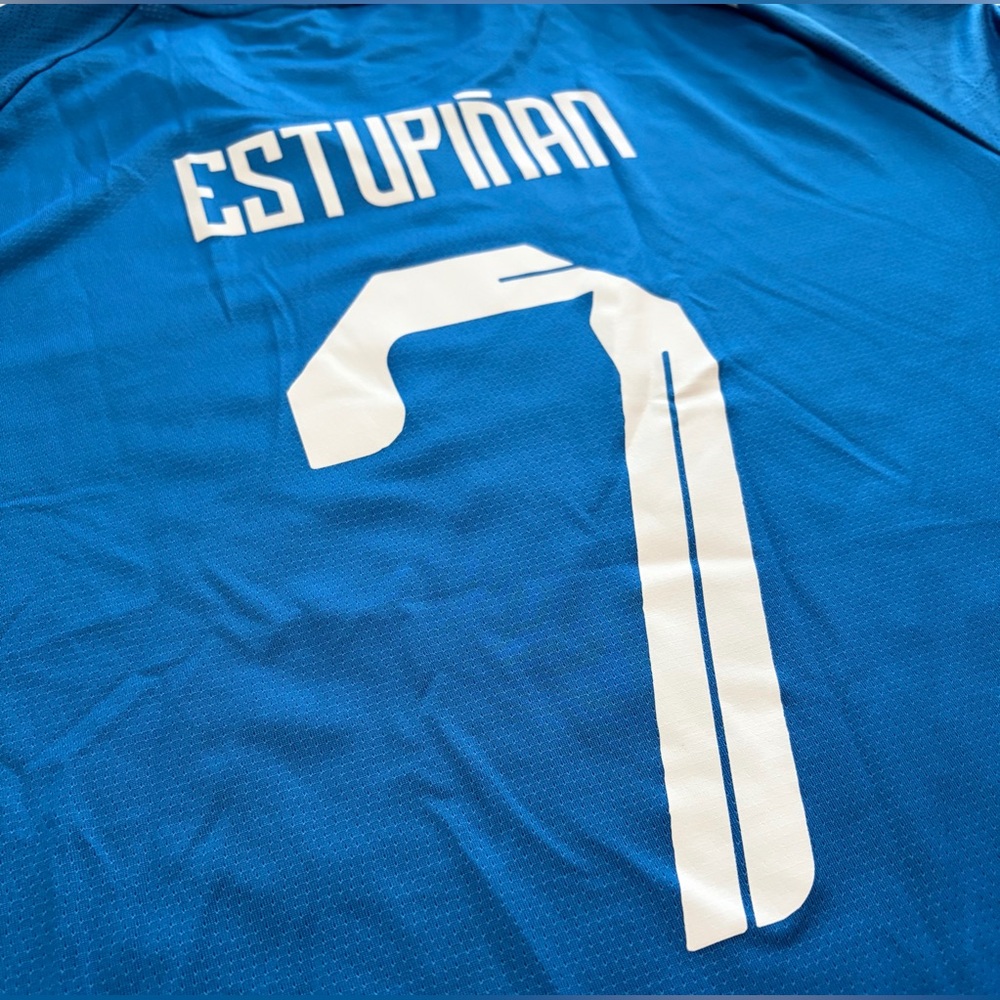 Marathon Authentic WC Qualifiers 2026 Ecuador Pervis Estupiñan Jersey Men’s XL - Picture 9 of 9